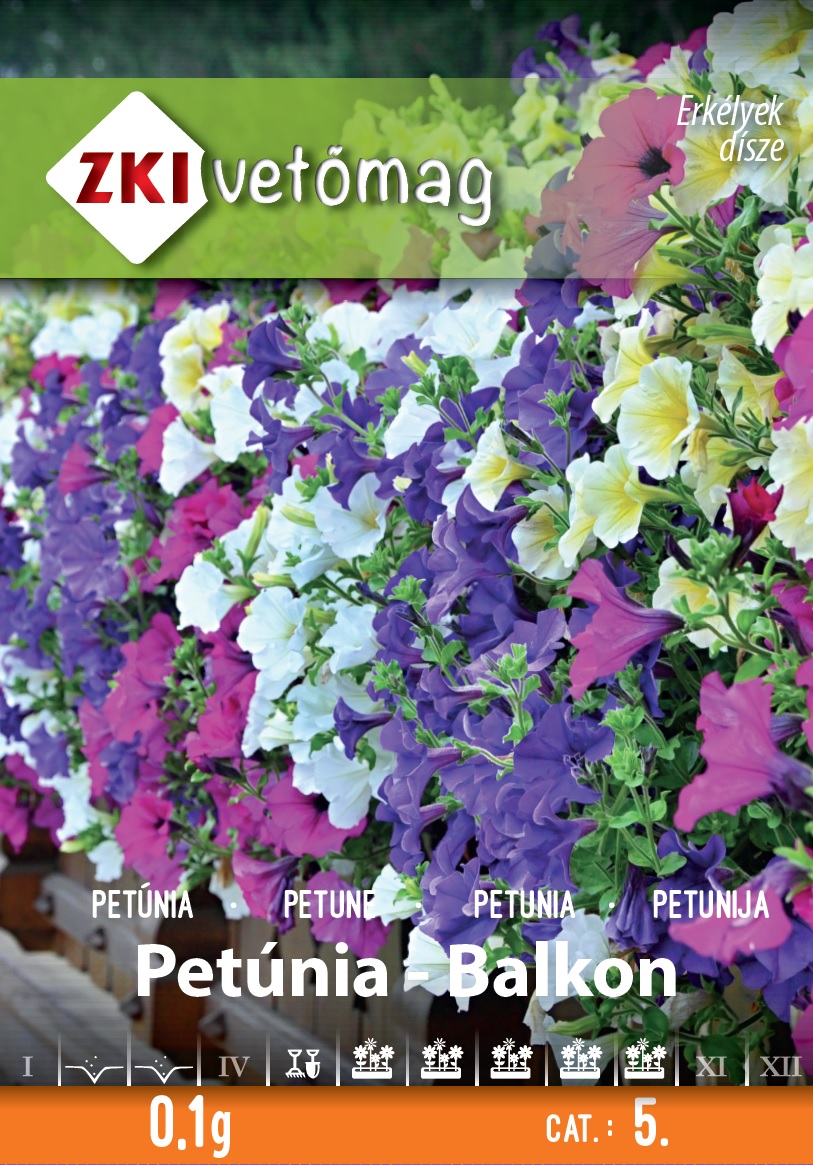 PETÚNIA BALKON vetőmag