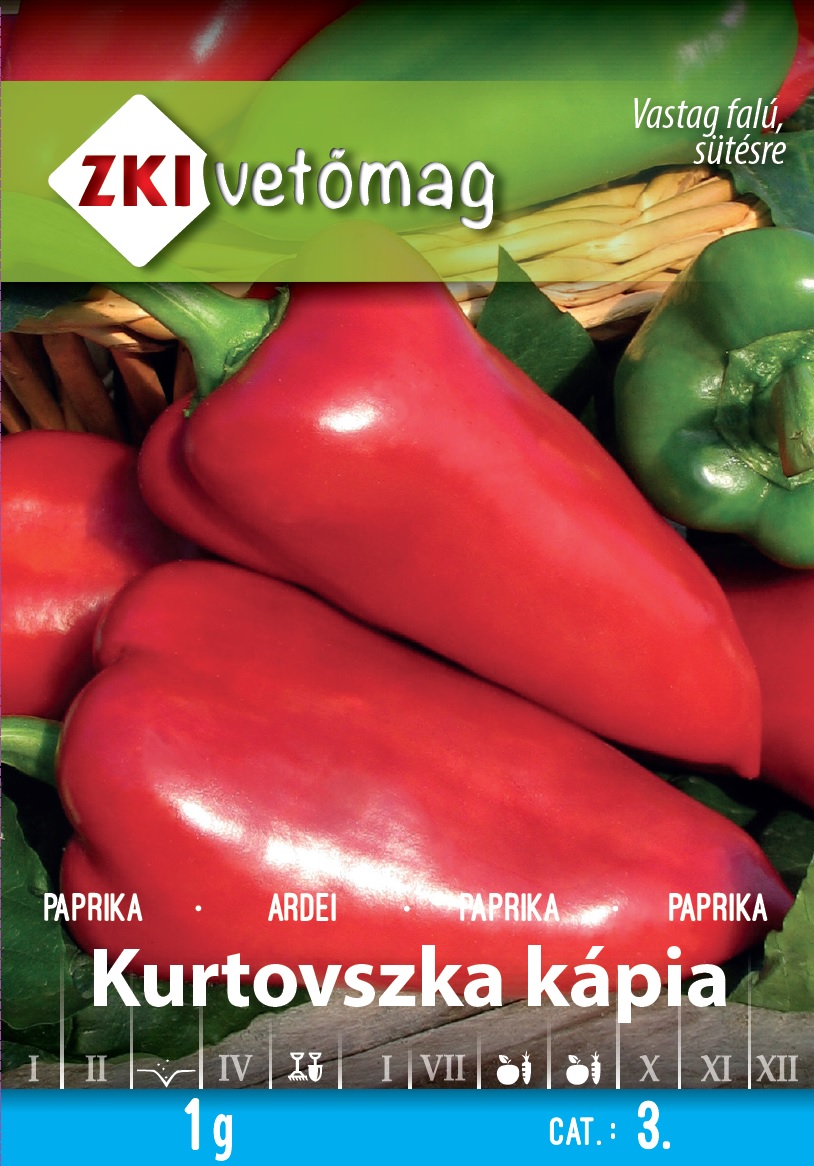 KURTOVSZKA KÁPIA PAPRIKA vetőmag